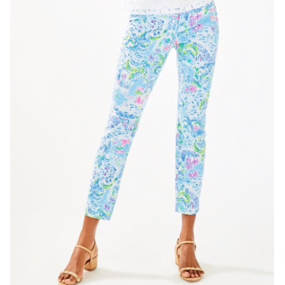 Lilly Pulitzer Kelly Skinny Stretch Crop Pant